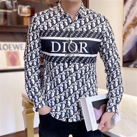 button up dior shirt|christian Dior shirt with logo.